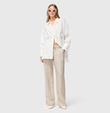 MAC JEANS - CHIARA BELT, Pure linen