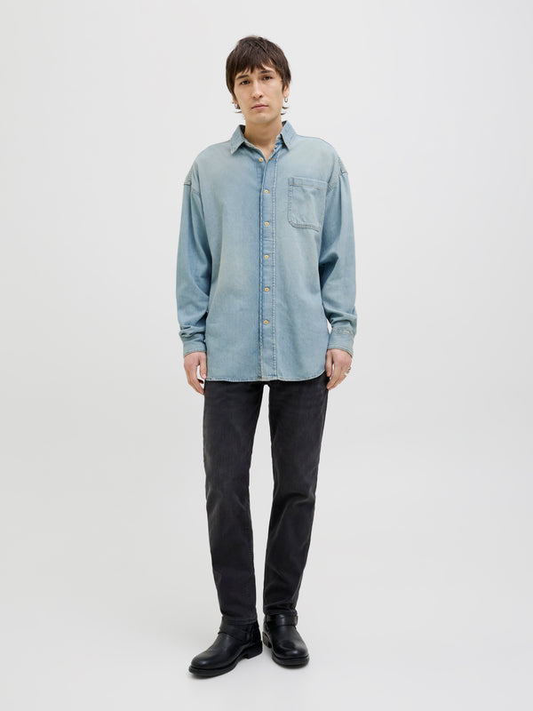 JORSANTORINI DENIM SHIRT LS SN