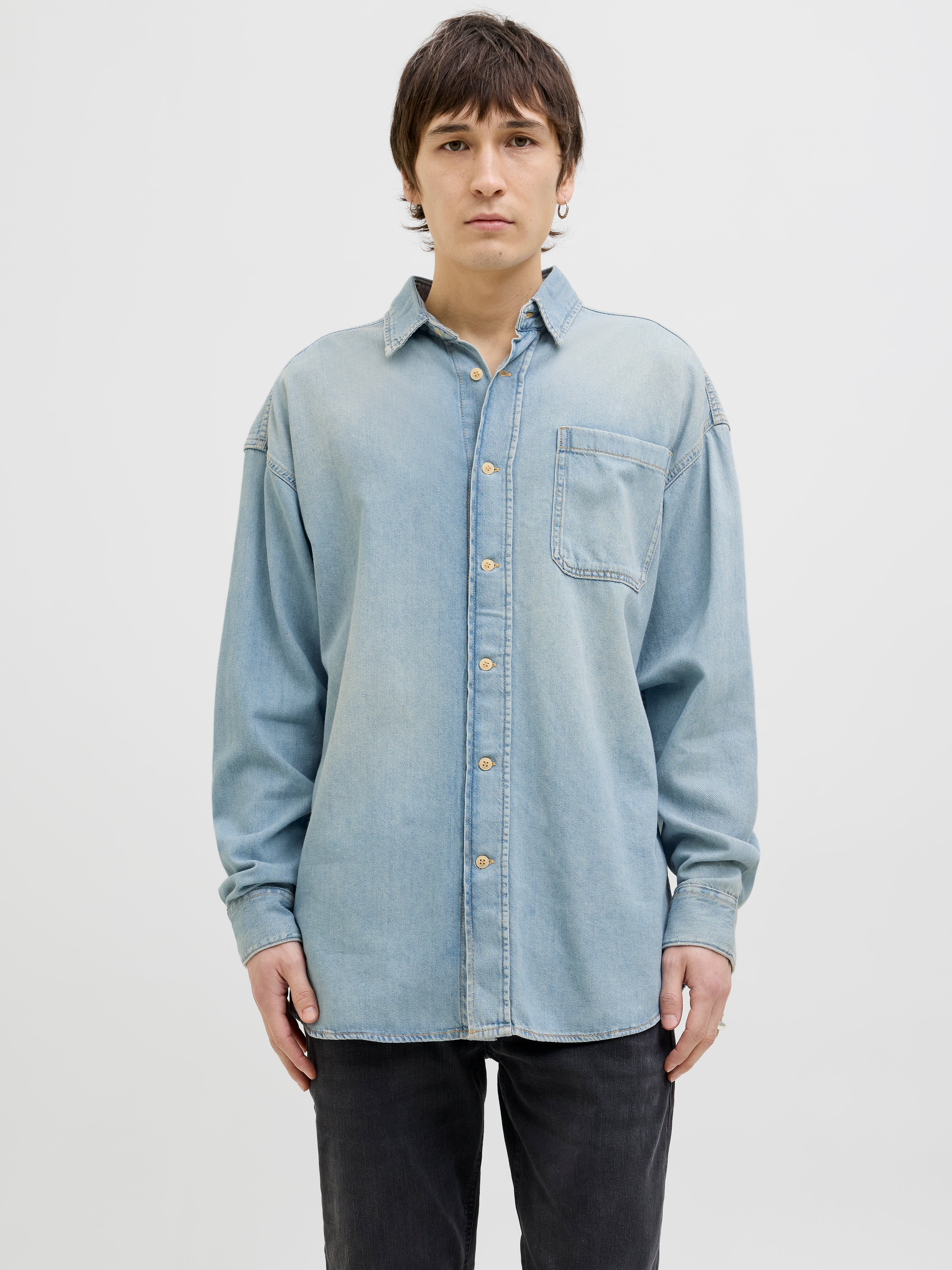 JORSANTORINI DENIM SHIRT LS SN