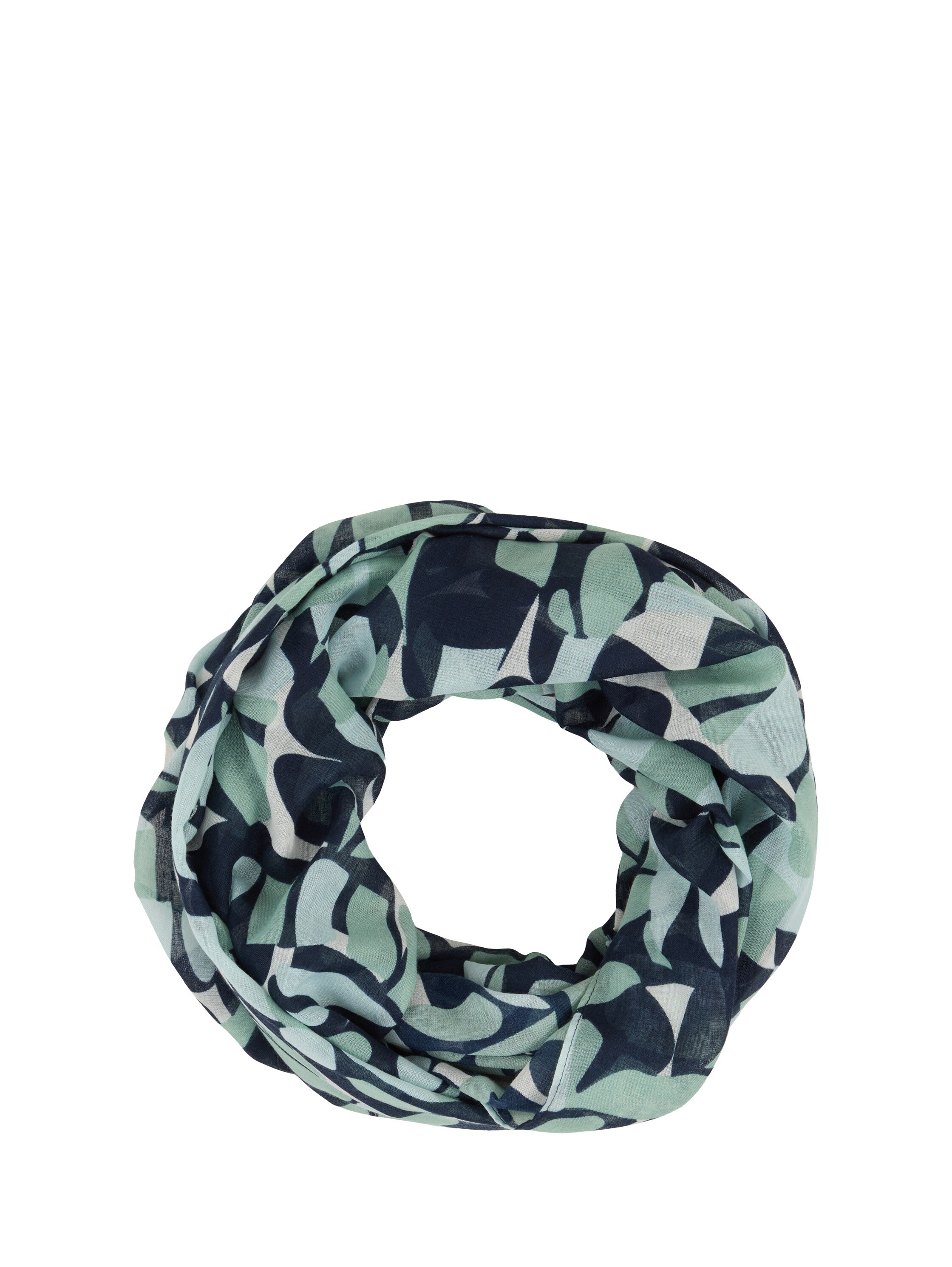 Loop-Schal mit Muster