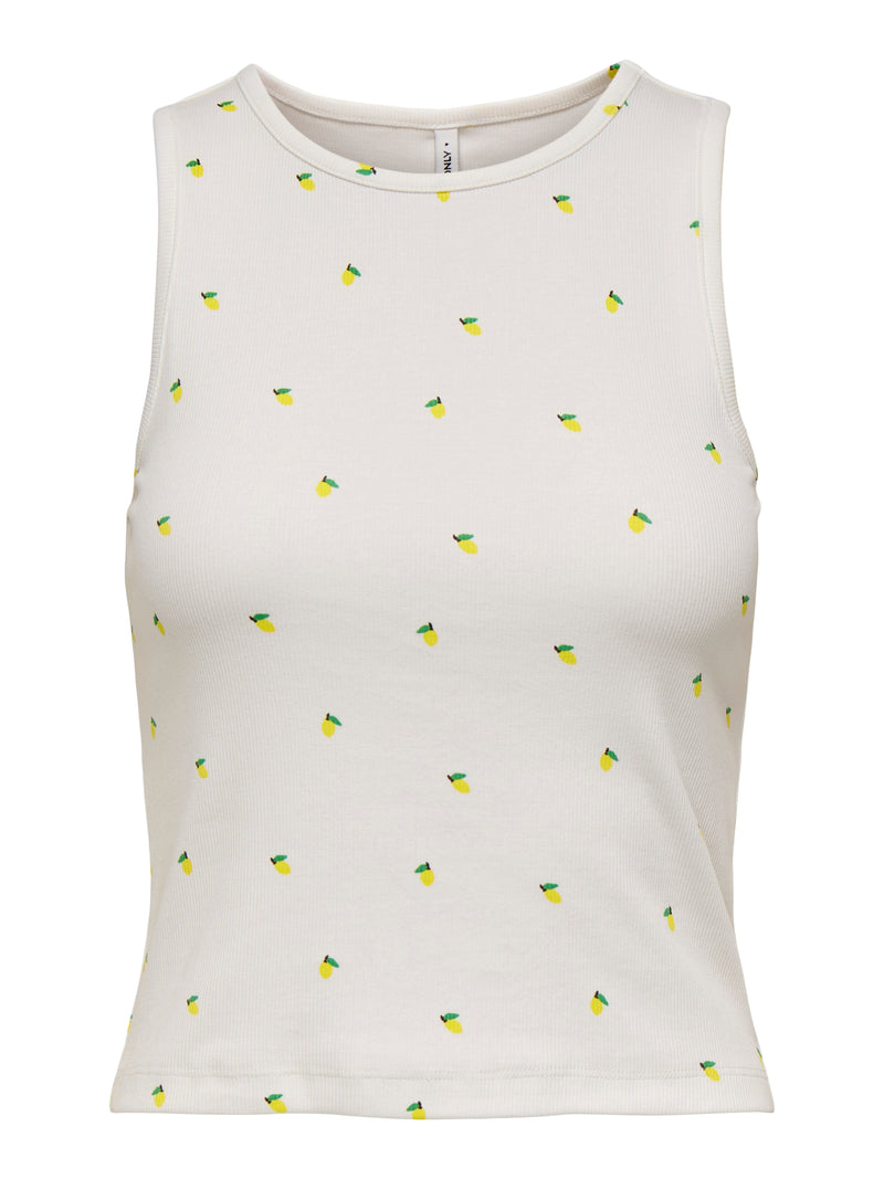 ONLFENJA LIFE S/L AOP CROPPED TOP C