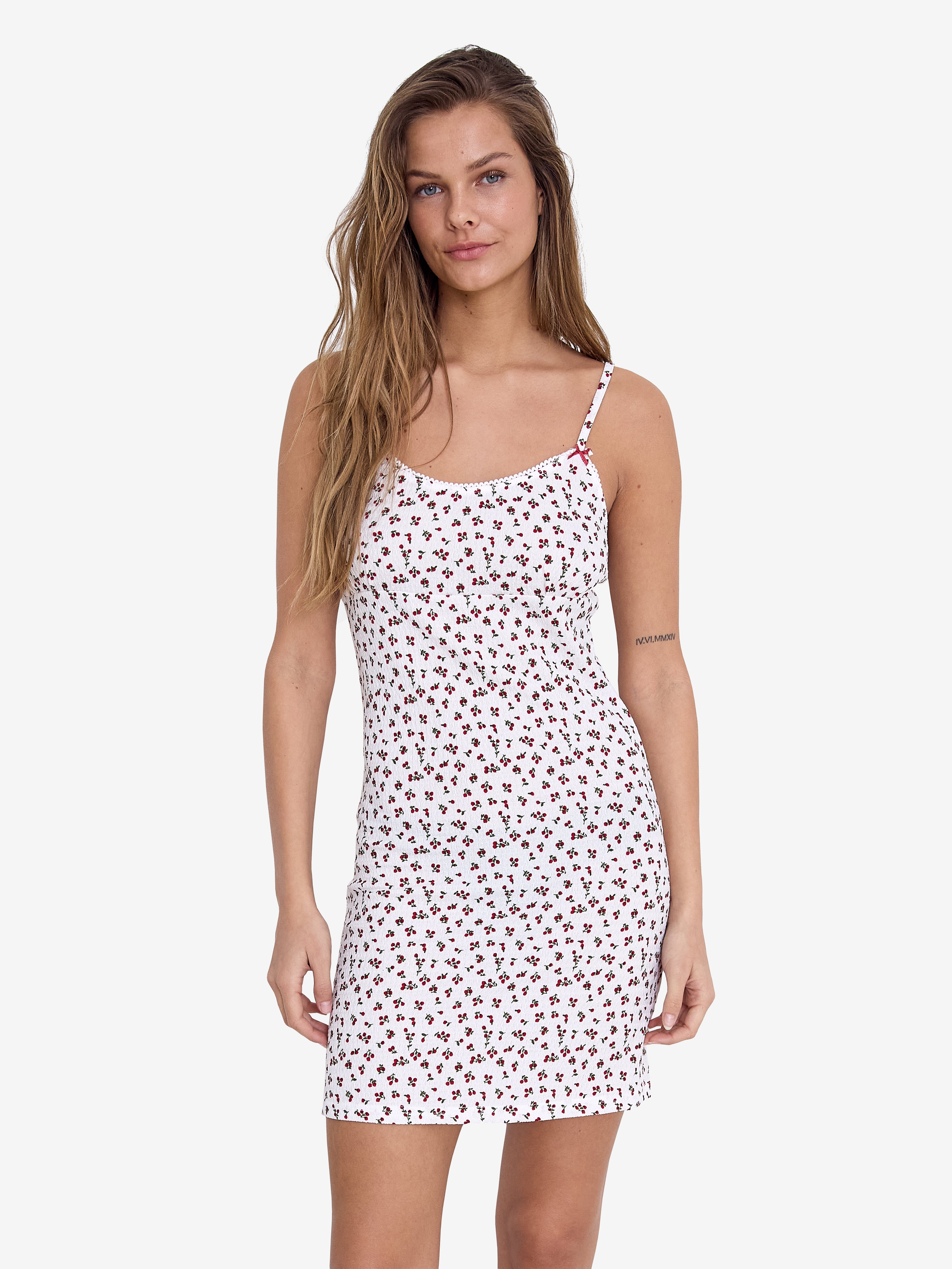 NMSTELLA S/L SHORT DRESS JRS