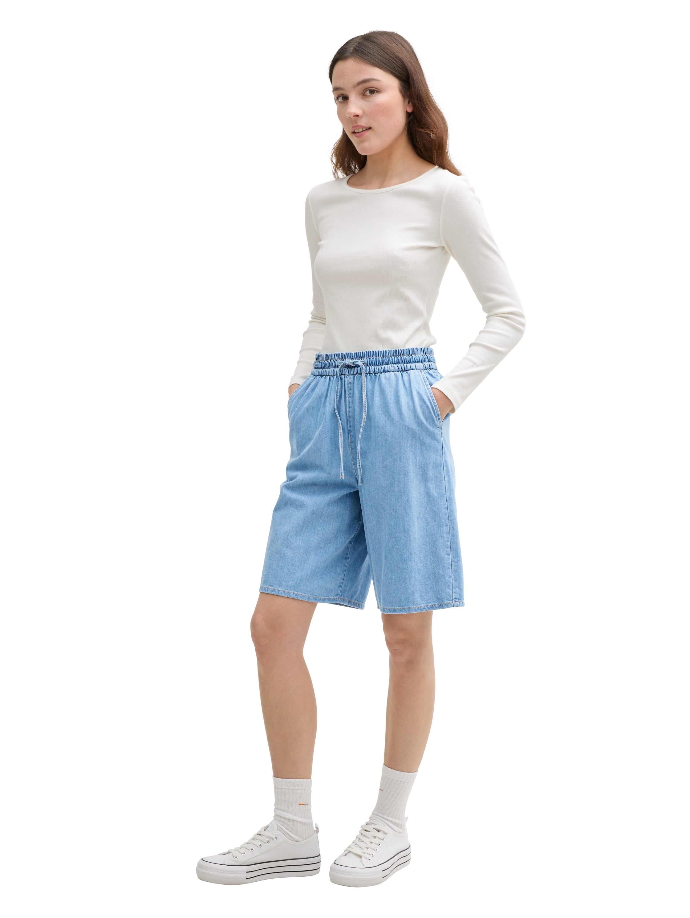 Relaxed Bermuda Jeans Shorts