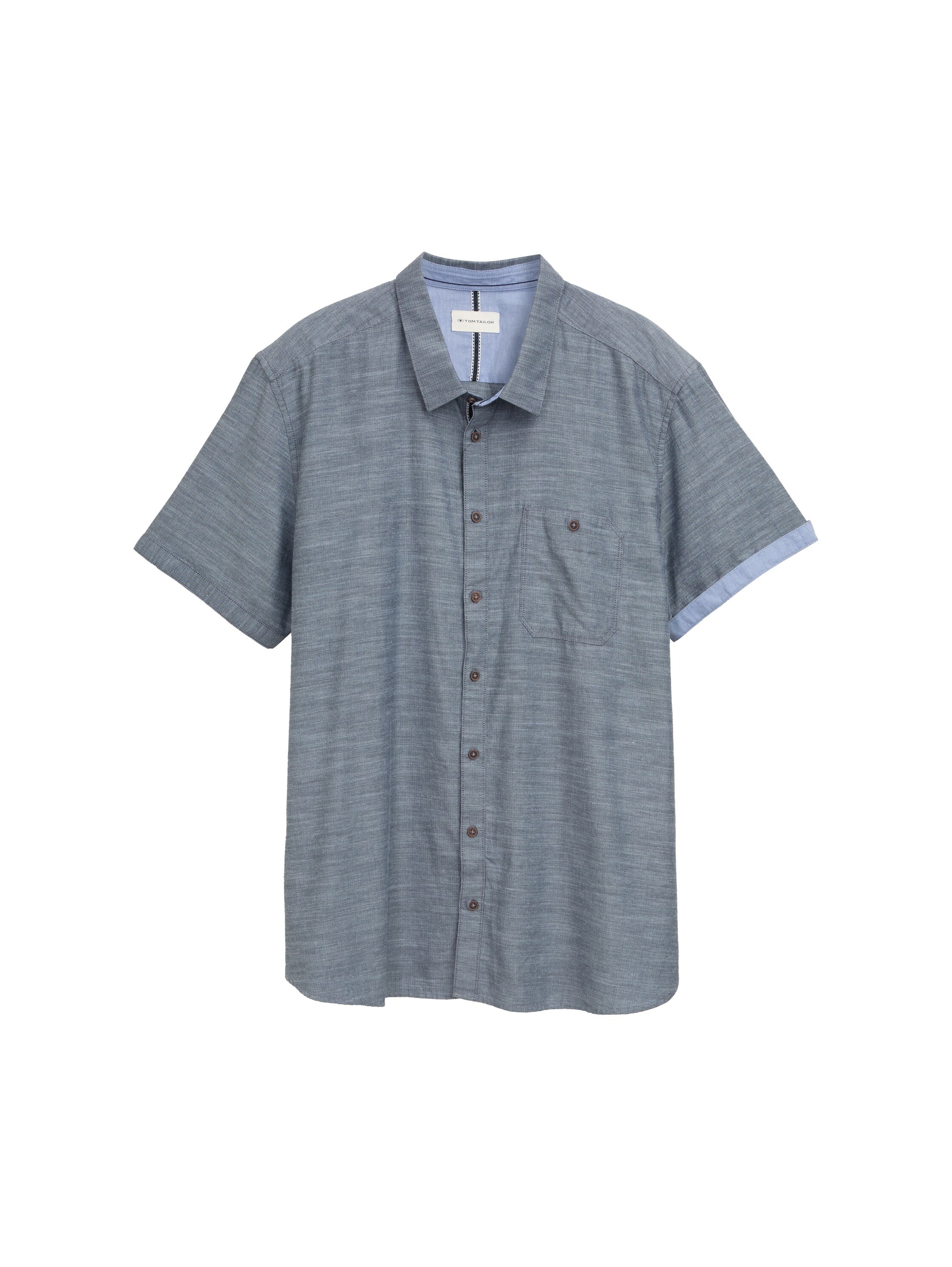 Plus Size - Kurzarmhemd mit Brusttasche