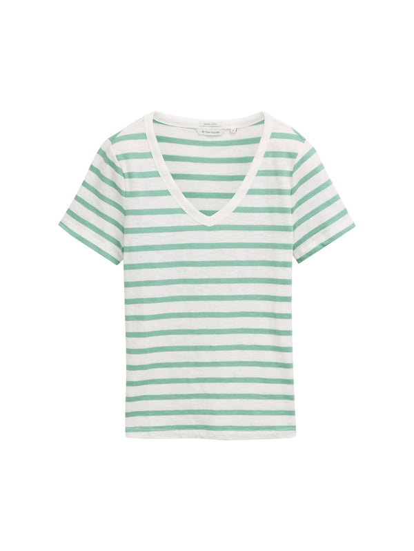 T-Shirt mit V-Ausschnitt
