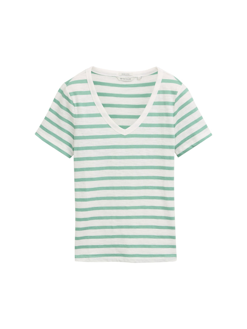 T-Shirt mit V-Ausschnitt
