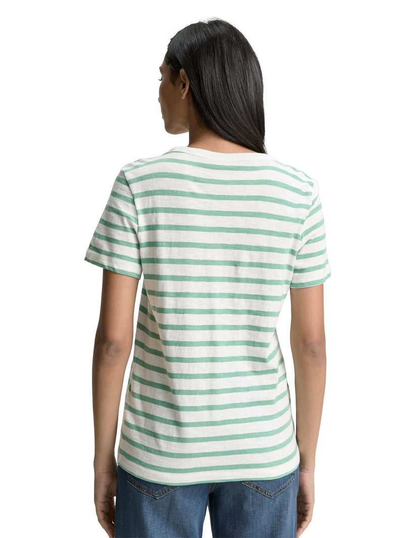 T-Shirt mit V-Ausschnitt