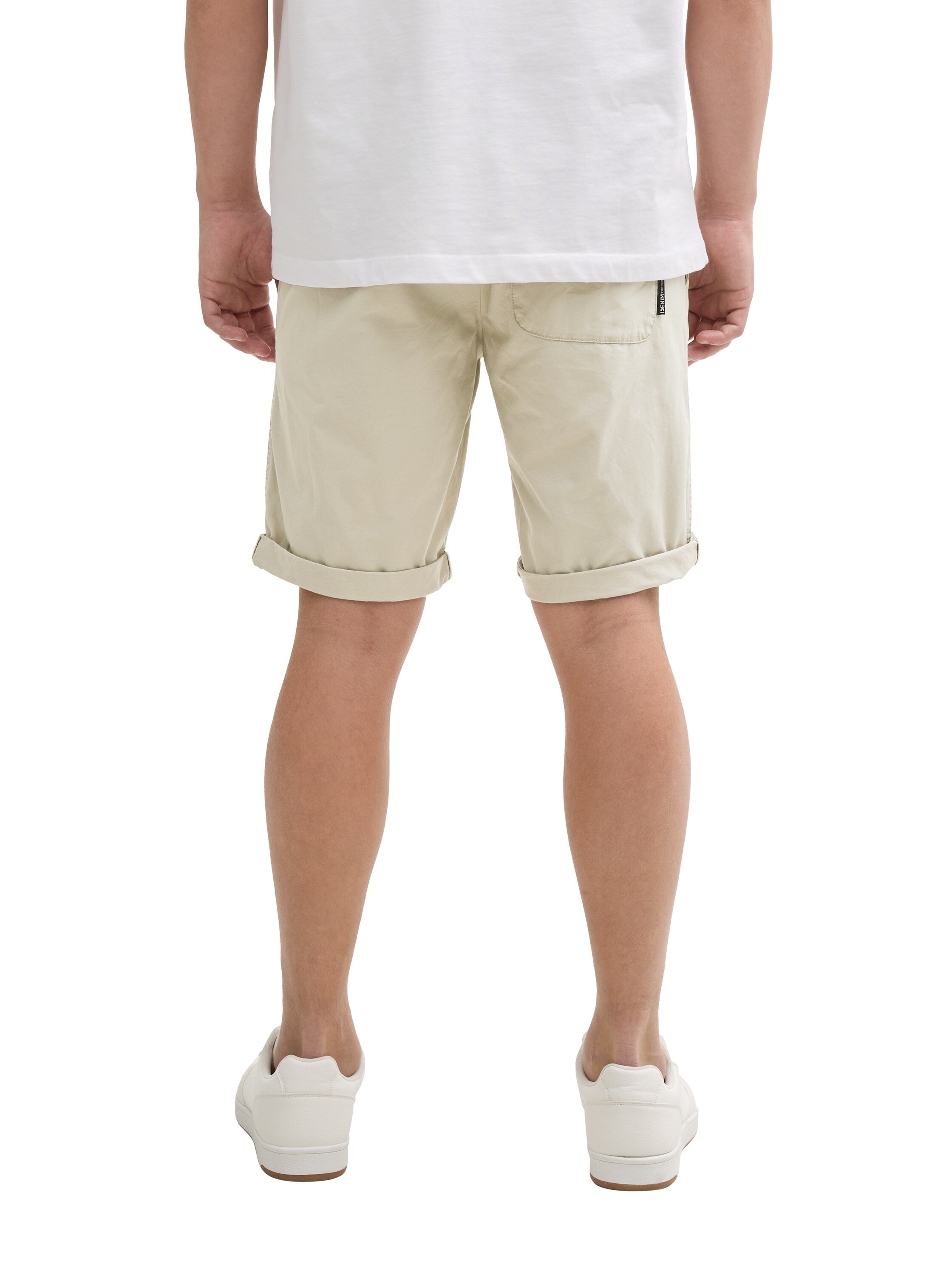 Regular Shorts mit Gummibund aus Baumwolle