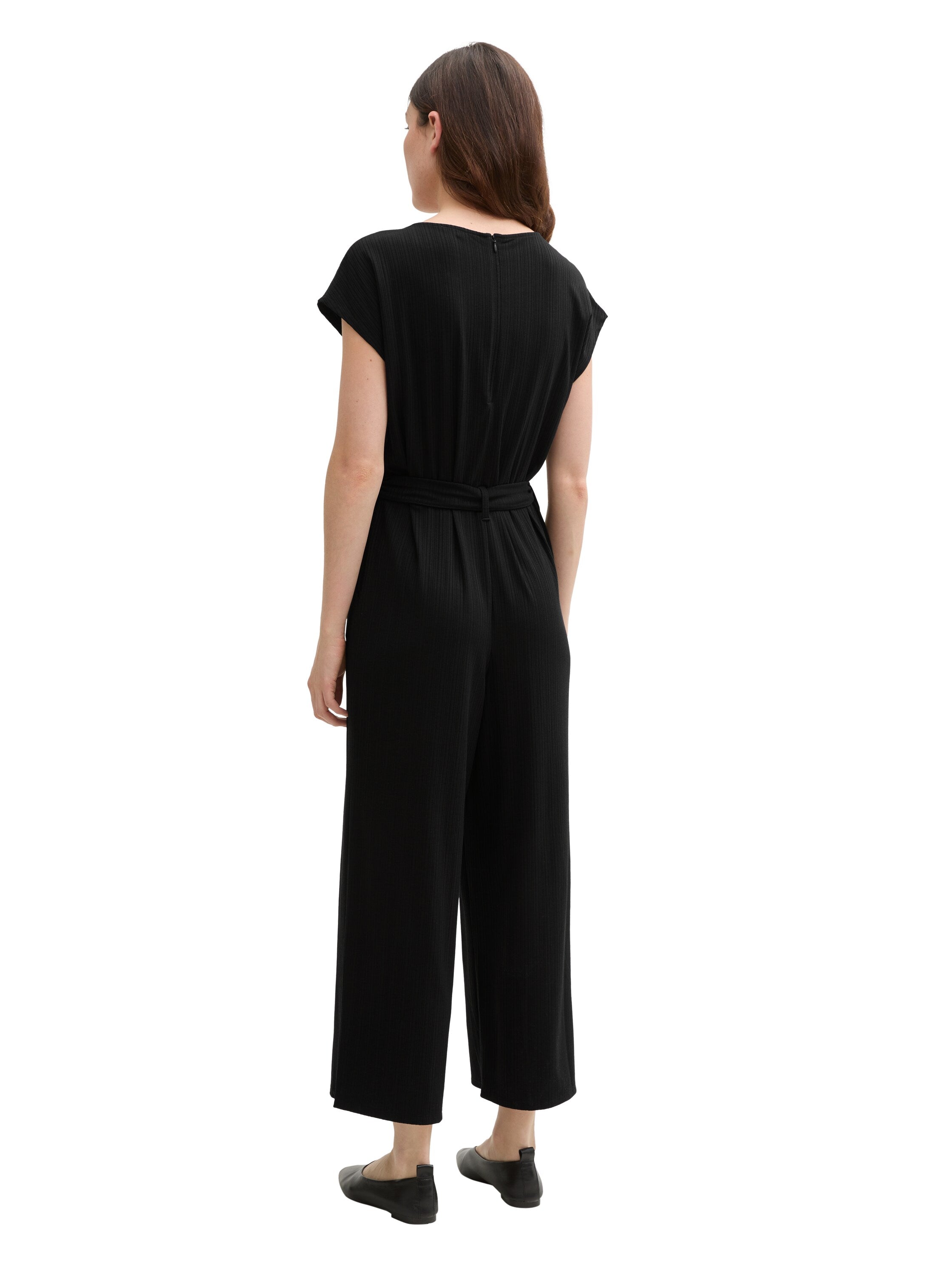 Jumpsuit mit Rippstruktur