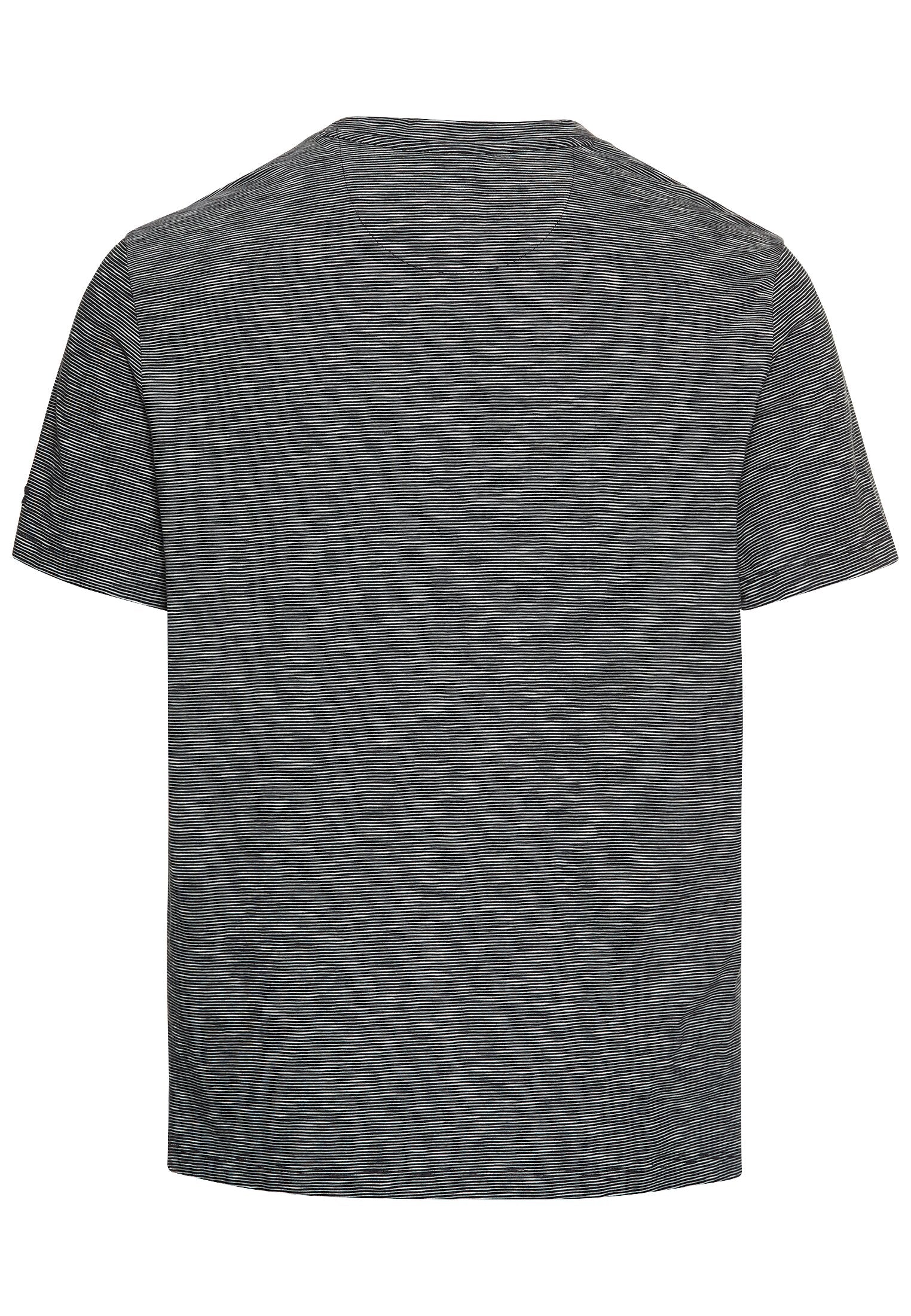 Kurzarm Henley aus reiner Baumwolle