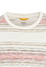 T-Shirt mit Streifenmuster aus Baumwolle