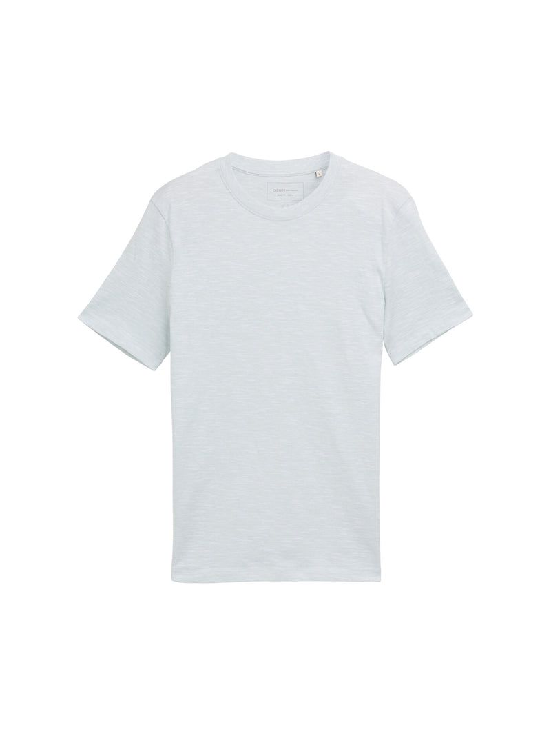 Basic T-Shirt in Melange-Optik