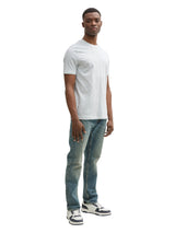 Basic T-Shirt in Melange-Optik