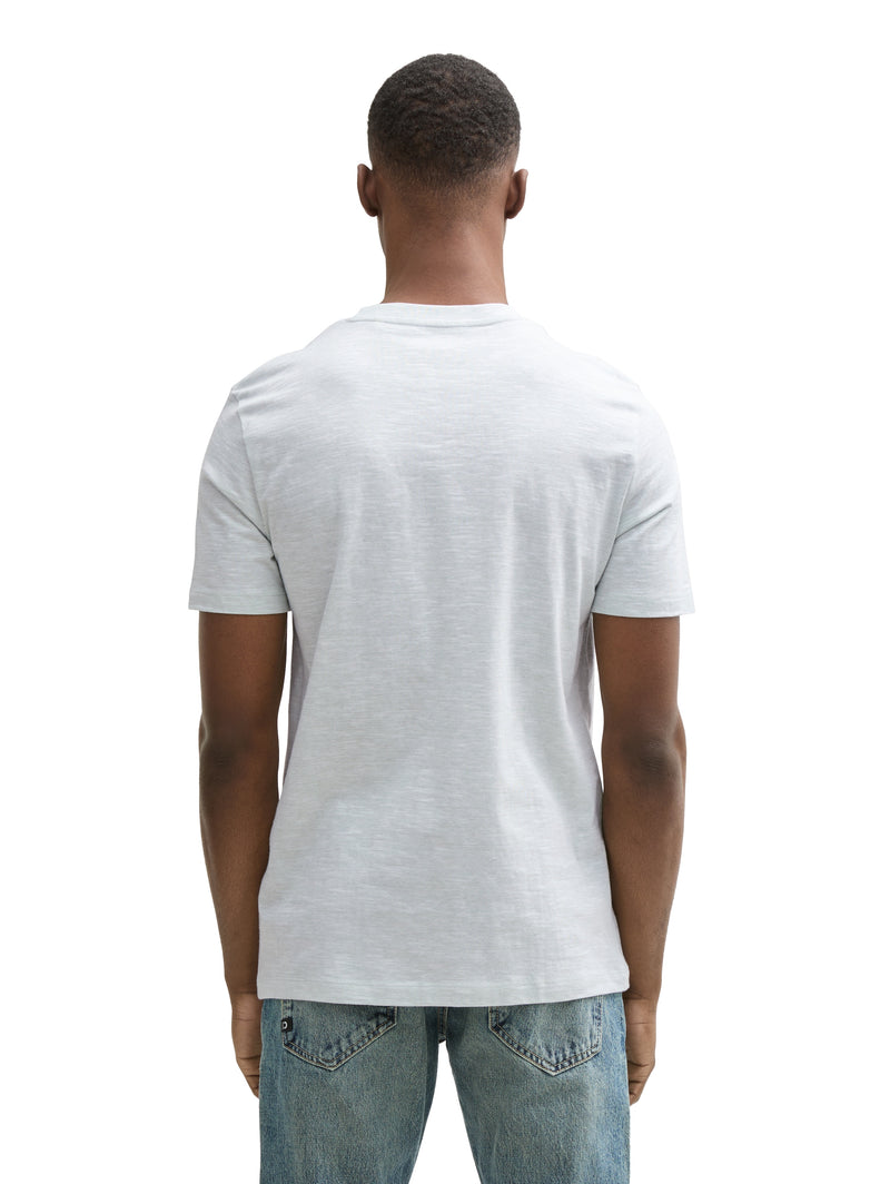 Basic T-Shirt in Melange-Optik