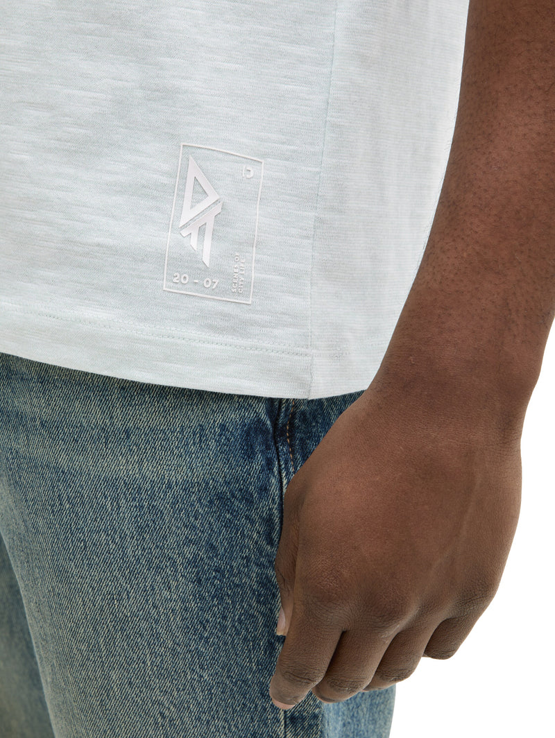 Basic T-Shirt in Melange-Optik