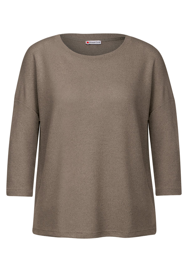 Strick-Look Shirt