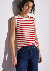 Gestreiftes Strick-Top