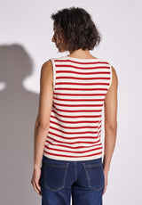 Gestreiftes Strick-Top