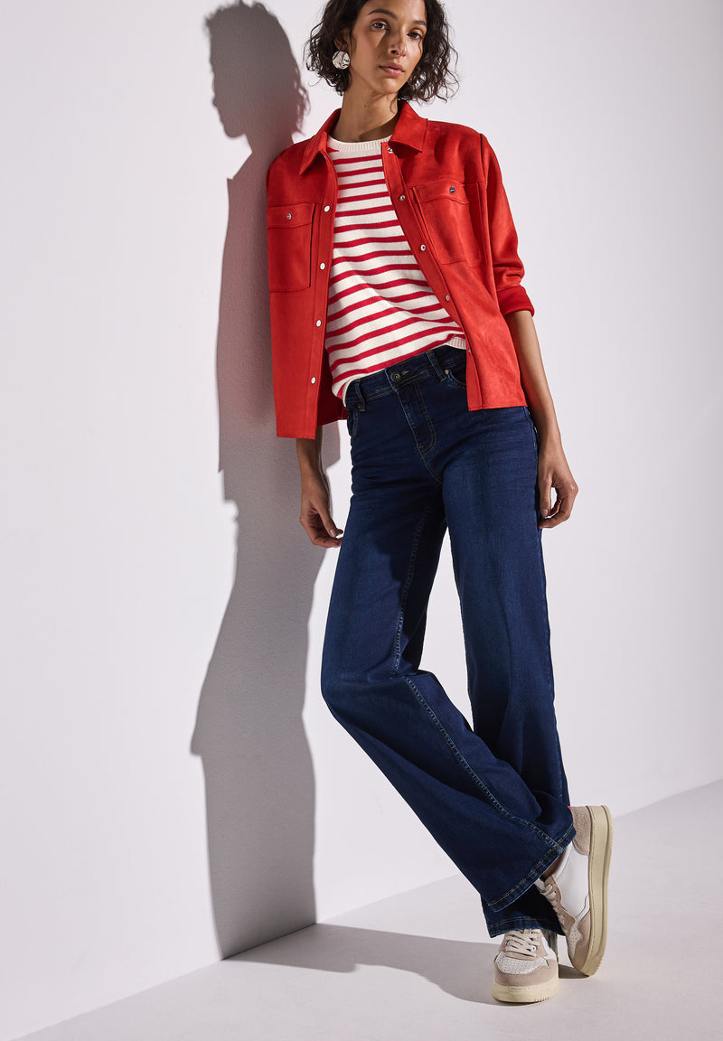 Gestreiftes Strick-Top
