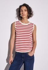 Gestreiftes Strick-Top
