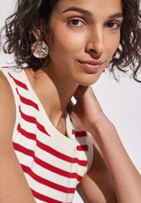 Gestreiftes Strick-Top