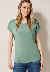 Shirt in Unifarbe