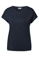 Shirt in Unifarbe