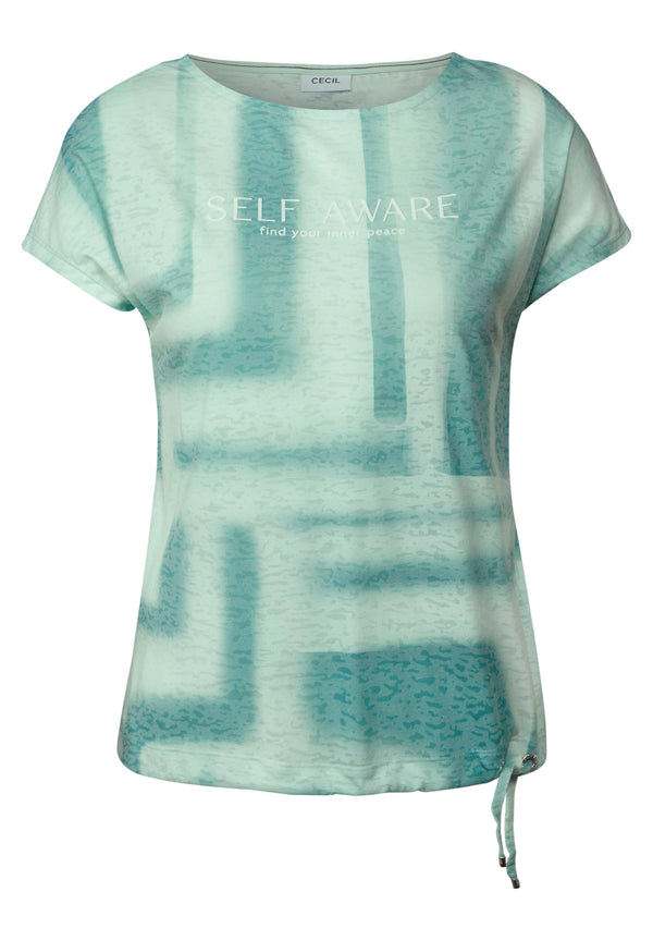 Shirt in Ausbrenner-Optik