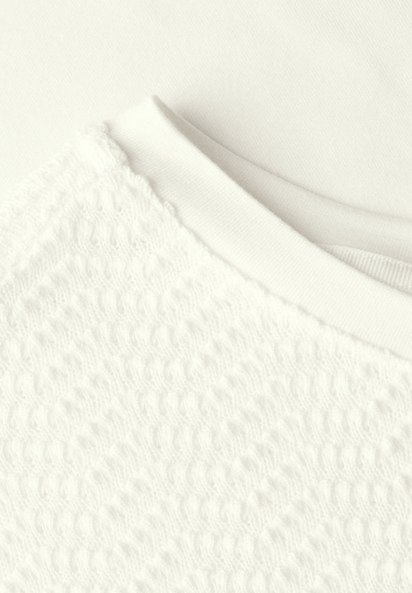 Shirt mit Lochmusterdetail
