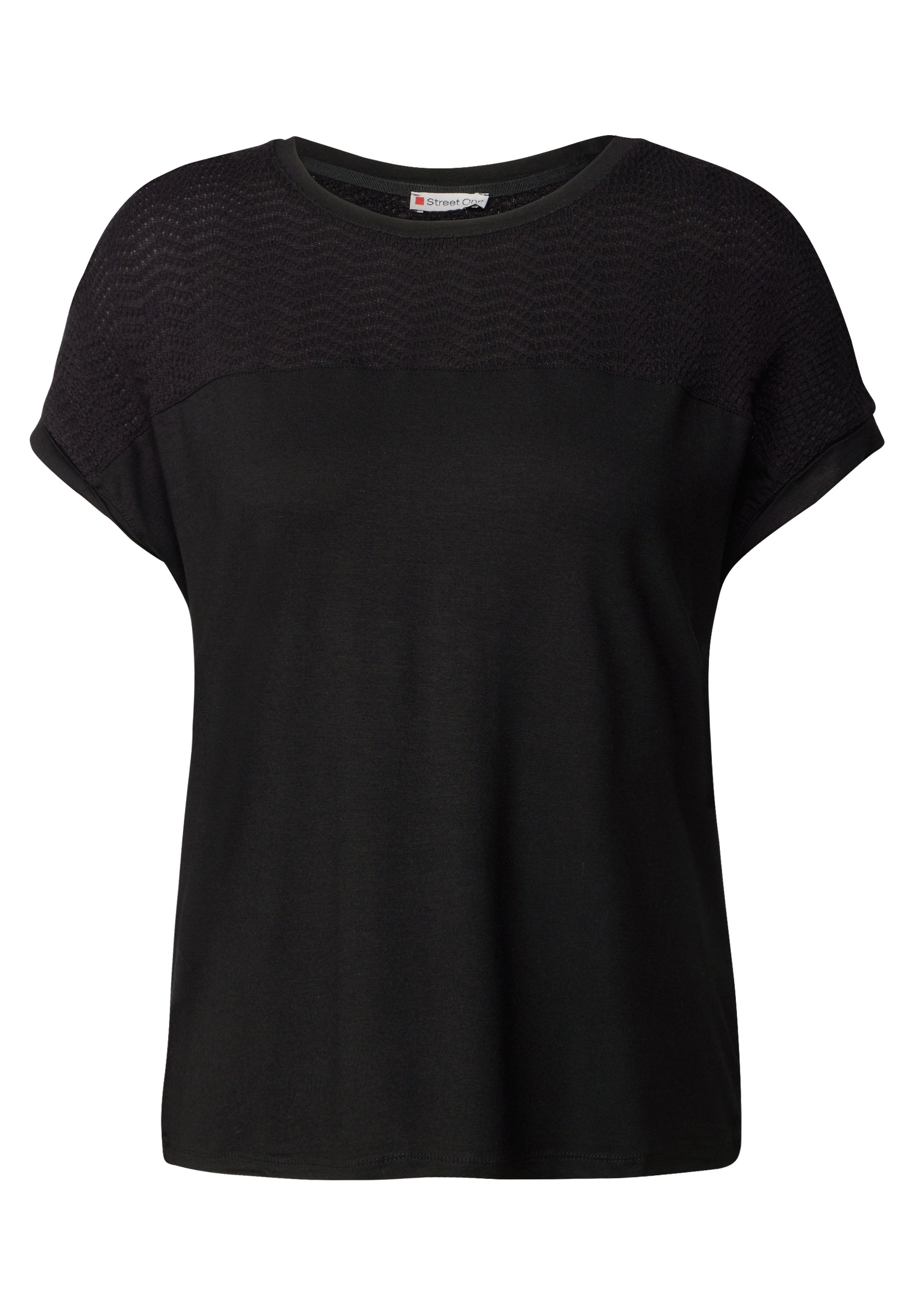 Shirt mit Lochmusterdetail