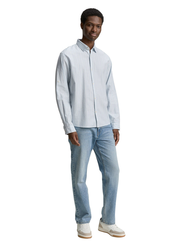 Relaxed Fit Hemd mit Turn-up-Funktion