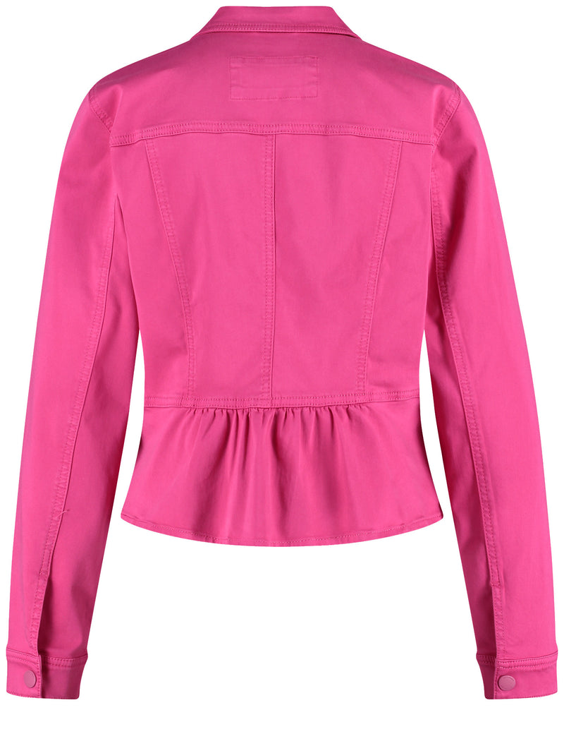 Jeansjacke mit Schößchen