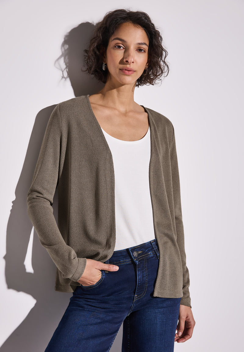 Strick-Look Jacke