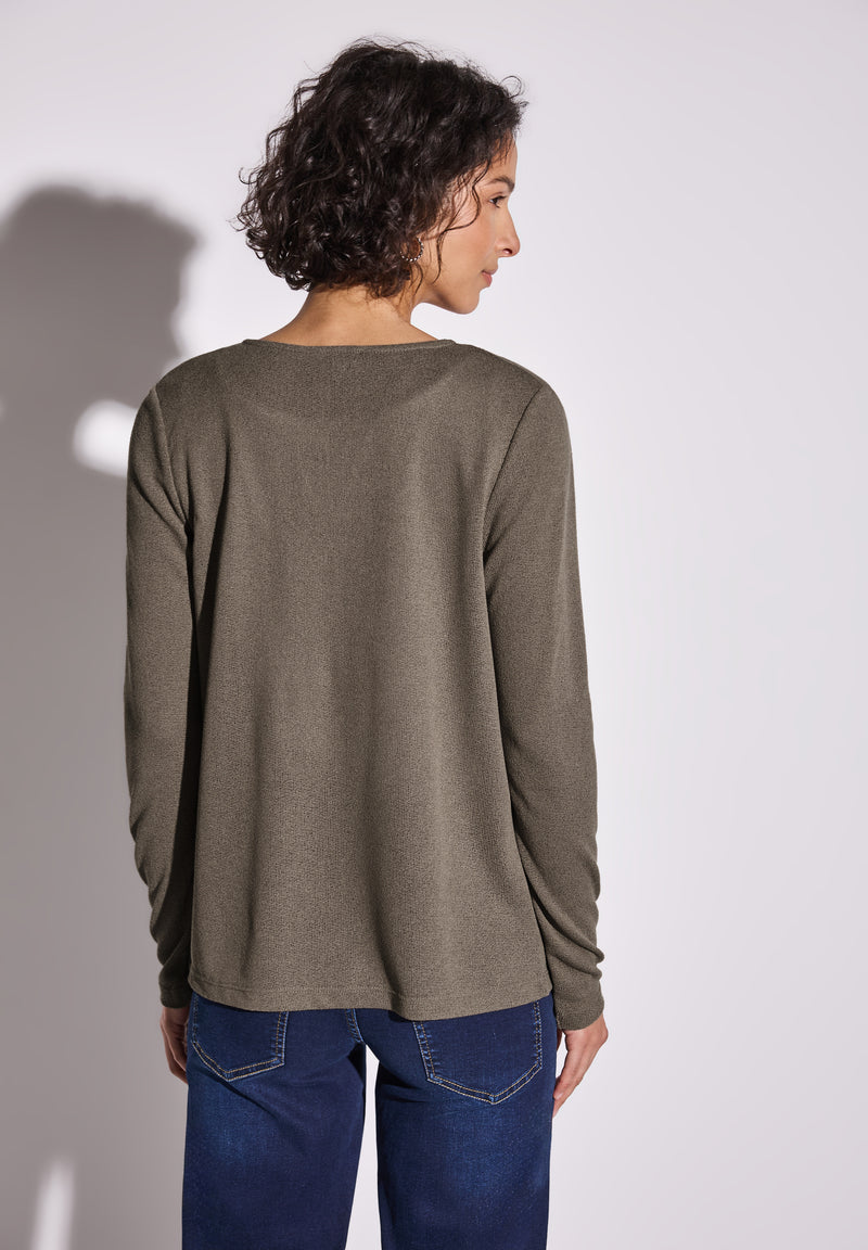 Strick-Look Jacke