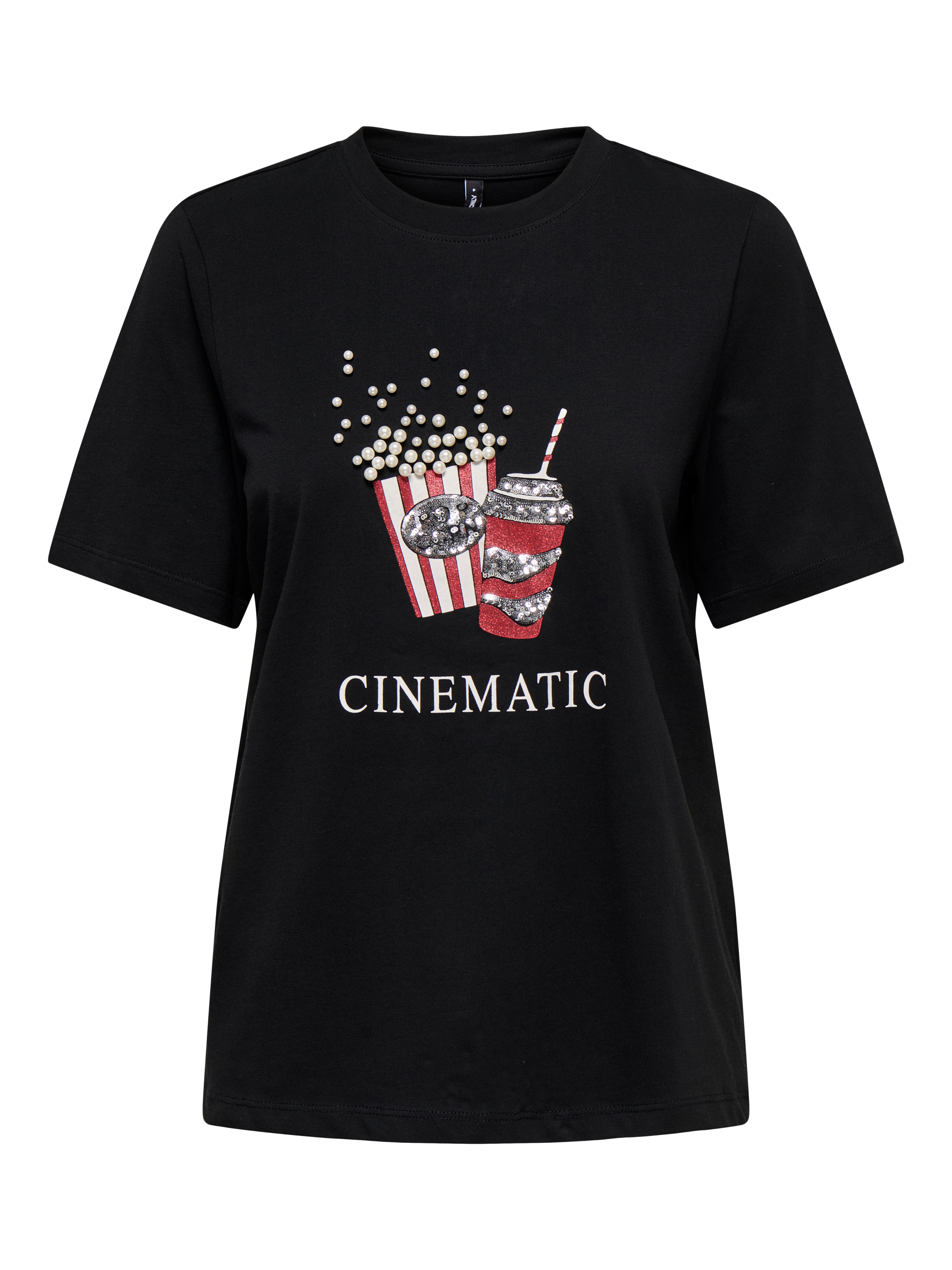 ONLBURST LIFE S/S POPCORN TOP BOX JRS