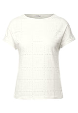 T-Shirt mit Lochmuster