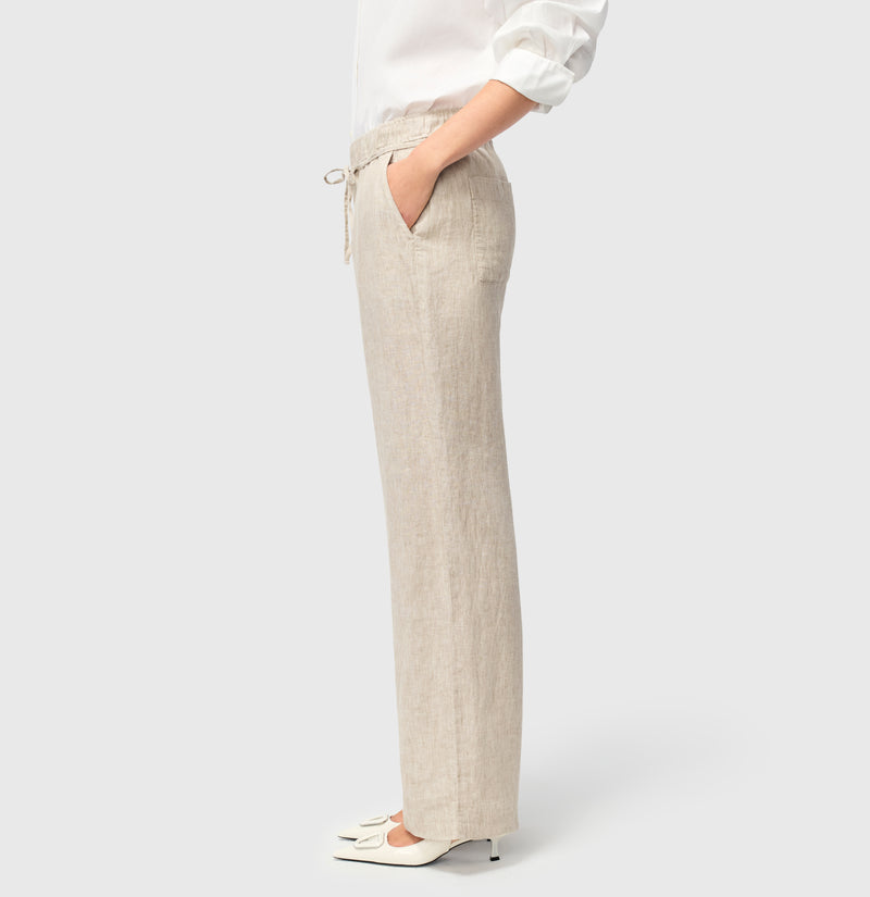 MAC JEANS - CHIARA BELT, Pure linen