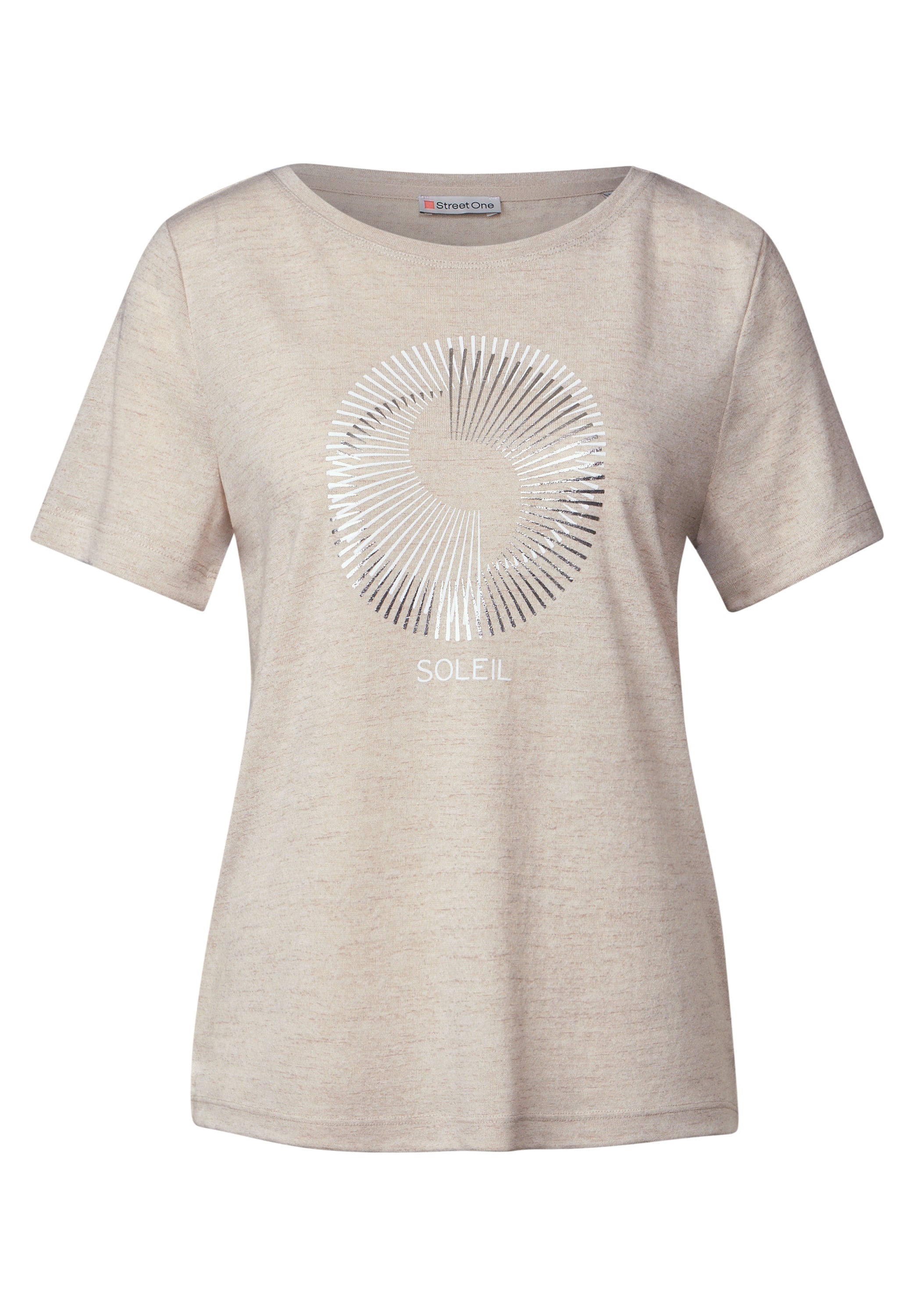 T-Shirt mit Folien-Print