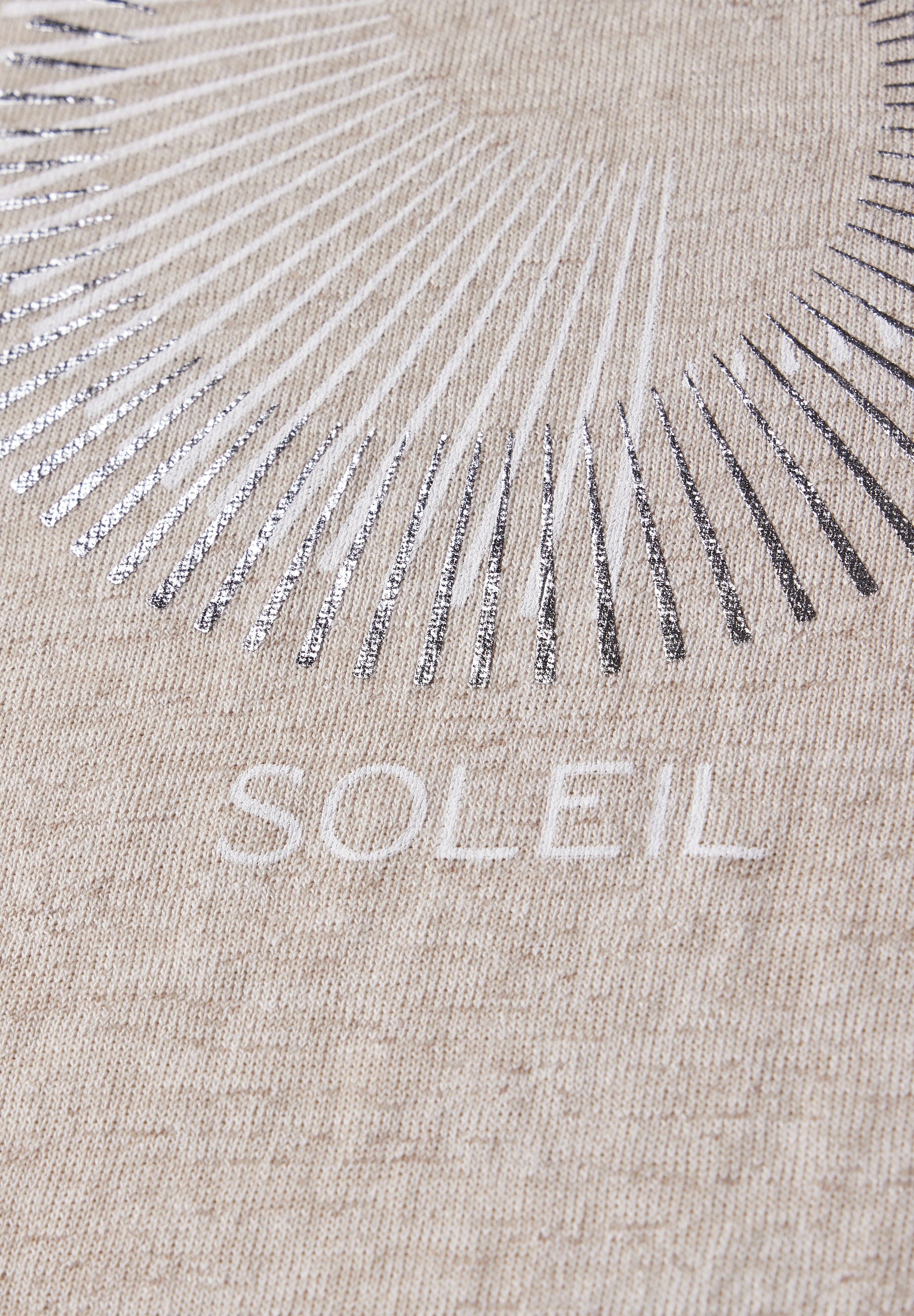 T-Shirt mit Folien-Print