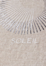 T-Shirt mit Folien-Print