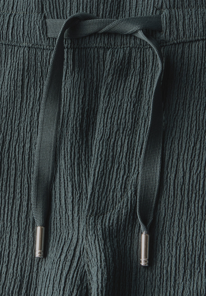 Wide Leg Hose mit Struktur