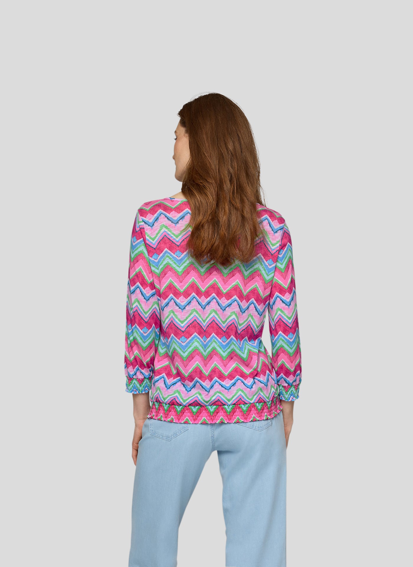 T-Shirt mit Tunikaausschnitt