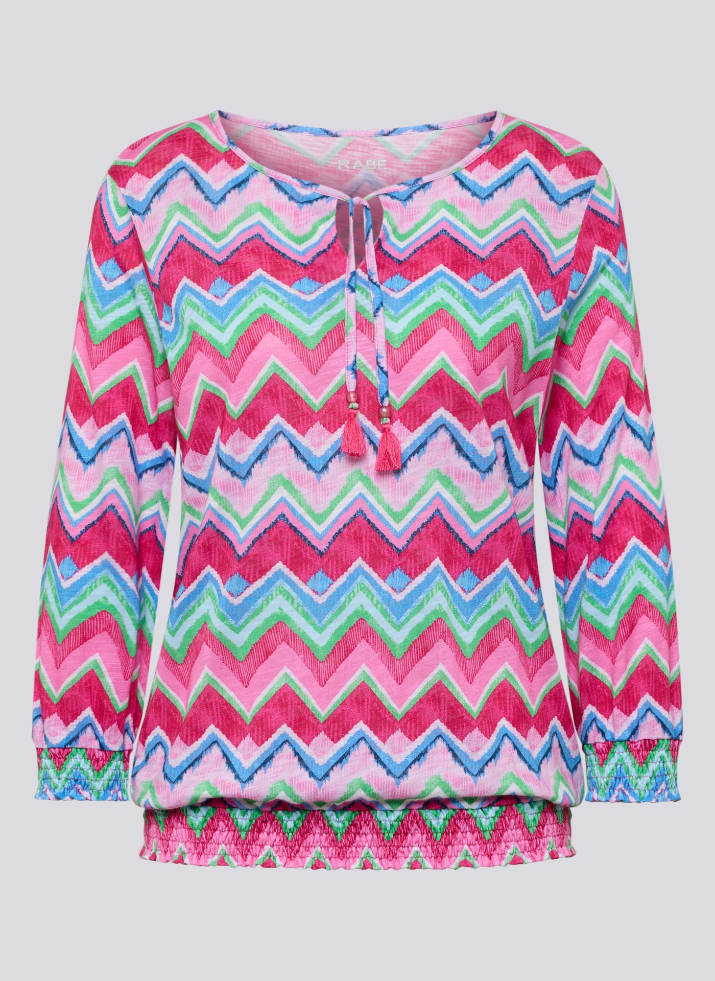 T-Shirt mit Tunikaausschnitt