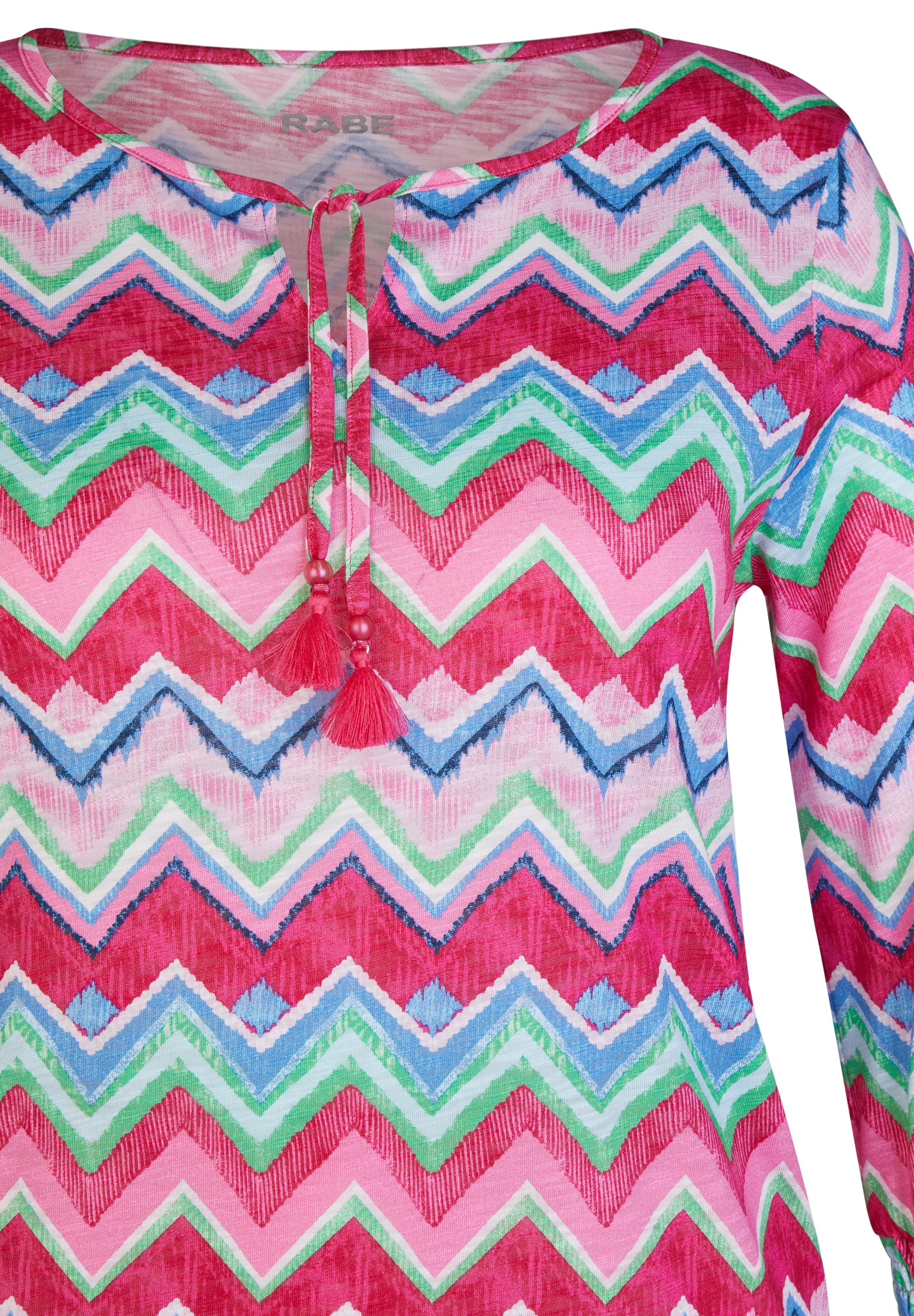 T-Shirt mit Tunikaausschnitt