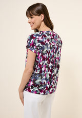 Gemusterte Bluse