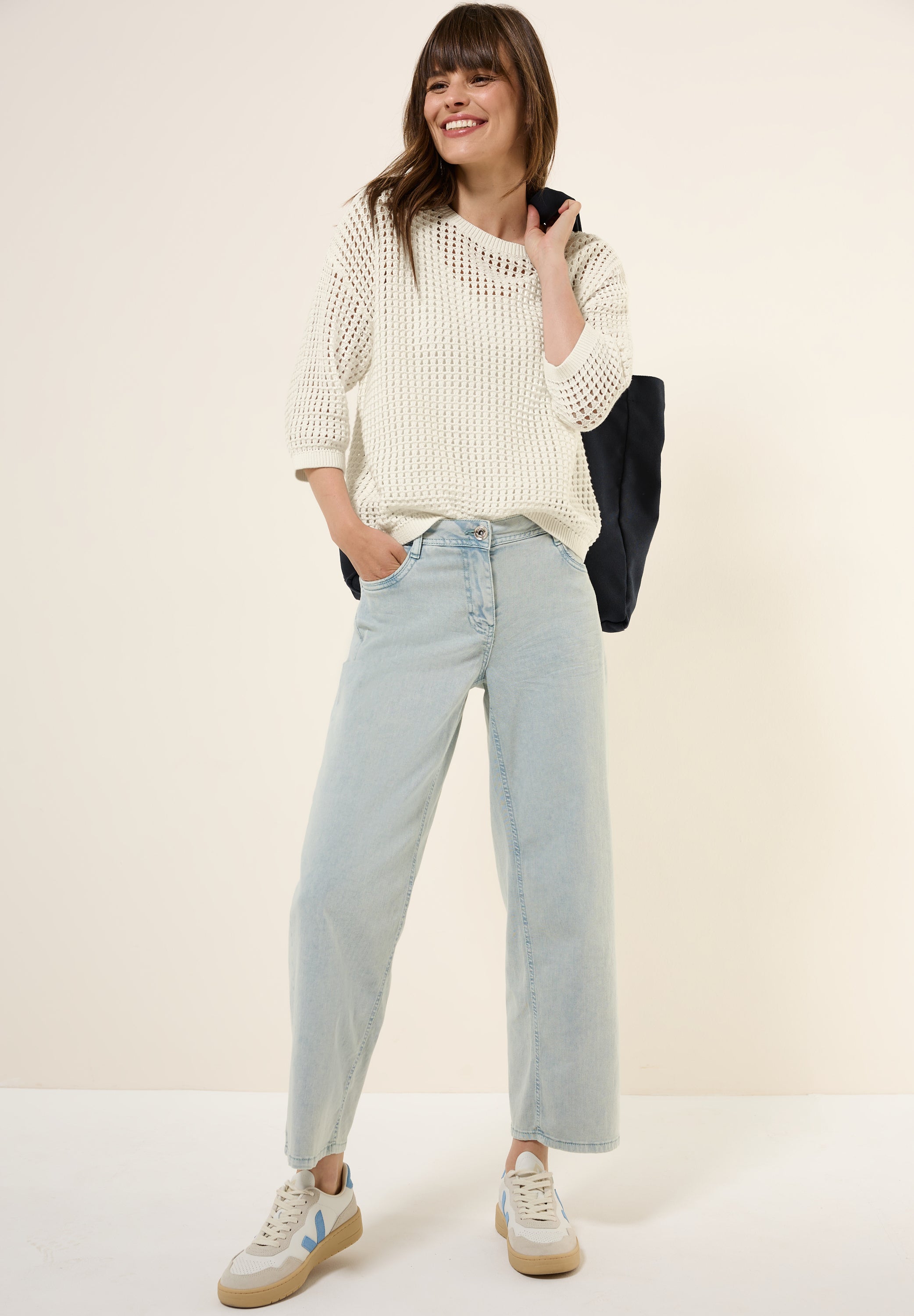 Pullover im Häkel-Optik