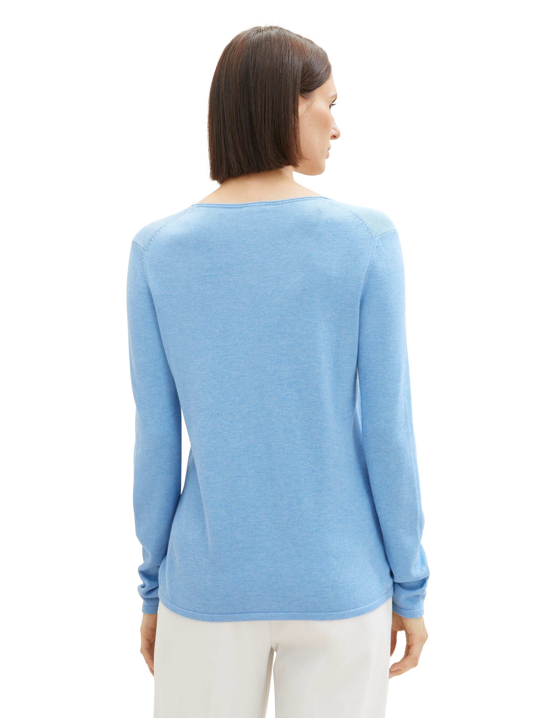 sweater basic v-neck