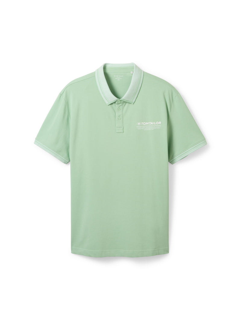 Plus - Poloshirt mit Logo Print