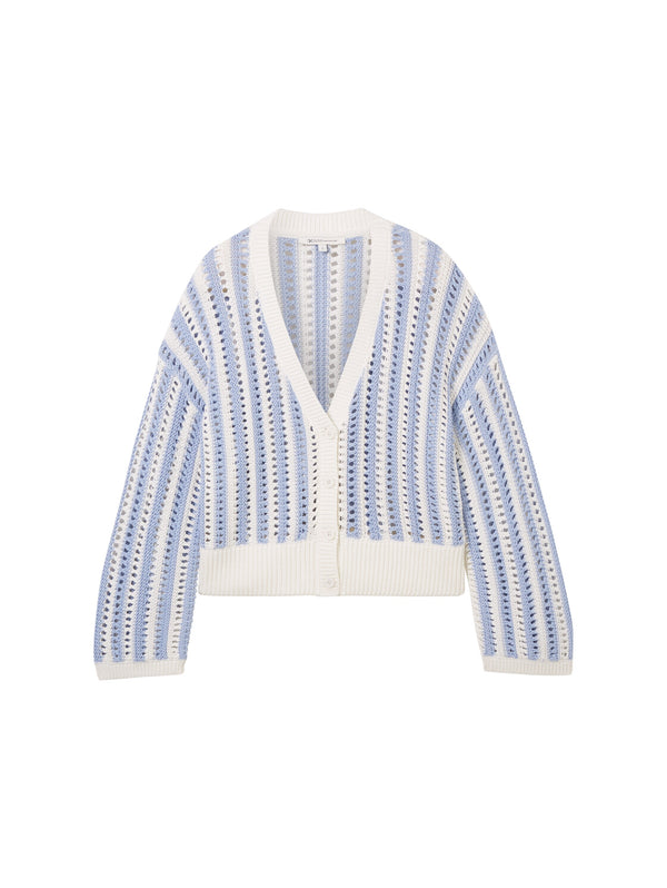 open structure cardigan