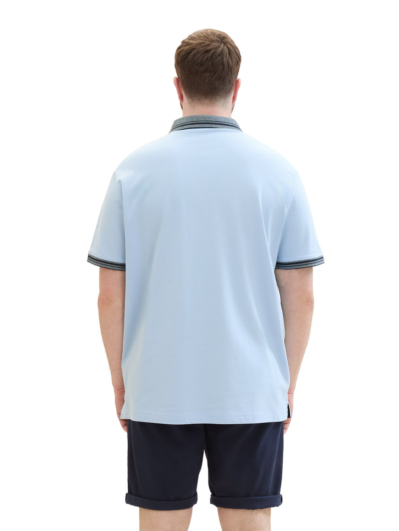 Plus - Poloshirt mit Logo Print